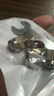 大眾輪胎氣門嘴帽速騰邁騰探岳途觀l朗逸寶來(lái)汽車氣門芯帽氣嘴蓋 防盜款大眾銀色5個(gè) 送小扳手 曬單實(shí)拍圖
