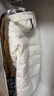 獨束大碼女裝中長(cháng)款減齡立領(lǐng)連帽羽絨服女微胖mm冬新款保暖羽絨外套 黑白色 M (尺碼：1) 曬單實(shí)拍圖