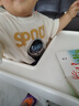 G.DUCKKIDS小黃鴨童裝男童套裝夏季2025兒童衣服寶寶潮酷太空人短袖兩件套潮 太空人套裝 米白色geioqgg 90 建議1~2歲【 80-90cm】 曬單實拍圖