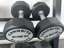 康斯特（KANGSITE）純鋼電鍍啞鈴男士健身家用包膠5kg/10kg健身房商用女亞鈴訓(xùn)練器材 180kg套裝+加寬三層架 曬單實(shí)拍圖