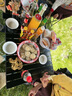 DEATKN德國黑膠天幕帳篷戶(hù)外桌椅露營(yíng)六件套懶人速開(kāi)天幕免搭建遮陽(yáng)棚 【兩步速搭】黑膠-2-10人【四面防曬】 曬單實(shí)拍圖