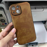 四兄數碼 牛皮適用蘋(píng)果14promax手機殼新款iphone13高檔15奢華真皮軟殼12高級感防摔11個(gè)性全包16保護套XS 棕色 iPhone 14 曬單實(shí)拍圖