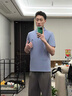 杰克·瓊斯（JACK&JONES）25年polo衫男夏季無(wú)憂(yōu)搭撞色羅紋翻領(lǐng)商務(wù)刺繡logo男士短袖POLO衫 淺灰C39 2XL 曬單實(shí)拍圖