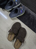 天美意勃肯鞋女休閑鞋百搭時(shí)尚女鞋新款 咖色包頭拖（男款） 40 曬單實(shí)拍圖
