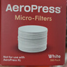 愛樂壓AeroPress咖啡濾紙食品級圓形木漿濾紙手沖咖啡專用過濾紙進口咖啡配件盒裝 白色 350張 1件 曬單實拍圖