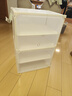 蔻絲（ColesHome）鞋柜家用門(mén)口進(jìn)門(mén)一體靠墻極窄小鞋架子簡(jiǎn)易多層宿舍租房門(mén)外走廊 【精選 餸雨傘掛鉤】1列4層-白色 曬單實(shí)拍圖