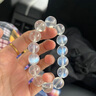 奧洛黛婭天然斯里蘭卡冰種玻璃體強藍光白月光石手鏈送老婆女友生日禮物 【珠寶級】玻璃體天然藍月光6mm 曬單實(shí)拍圖