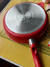 特福（Tefal）平底鍋家用牛排不粘煎鍋少油煙有鈦煎餅鍋電磁爐燃?xì)庠钔ㄓ?8cm 曬單實(shí)拍圖
