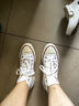 匡威（Converse）1970s 經(jīng)典三星標(biāo)高幫帆布鞋情侶運(yùn)動鞋學(xué)生鞋休閑帆布鞋 162056C白高 38 /5.5 曬單實(shí)拍圖