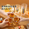 美麗雅一次性杯子300ml*40只印花航空杯食品級加厚飲料杯塑料水杯茶杯 曬單實(shí)拍圖