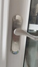 虎頓（HOTUN）衛(wèi)生間門鎖無(wú)鑰匙廁所浴室鎖洗手間鎖舌衛(wèi)浴執(zhí)手通用型孔距125 曬單實(shí)拍圖