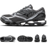 美津濃（MIZUNO）【W(wǎng)AVE PROPHECY LS】25年新款千禧科技機能鏤空緩震跑鞋預言跑步 03/黑色/灰色 43 (280mm) 曬單實(shí)拍圖