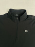 KOLON SPORT/可隆戶外吸濕速干T恤 男子S-FUNCTIONAL半拉鏈長(zhǎng)袖內(nèi)搭 LHZT5AN023-BK 黑色 M 170/92A 曬單實(shí)拍圖