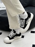 飛躍（Feiyue）女鞋帆布鞋女2025春秋季新款透氣休閑板鞋子厚底百搭簡(jiǎn)約小白鞋女 黑米 38 曬單實(shí)拍圖