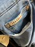 Calvin KleinJeans【涼感】25春夏新款男士休閑通勤ck修身直筒牛仔褲4RAB703 UL9-牛仔淺藍(lán) 33 曬單實(shí)拍圖