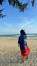 NU-JUNE【聯(lián)名款】Padi 幻海毛巾衣潛水吸水男女速干沖浪斗篷游泳沙灘巾 深藍色幻海 常規(guī)款 曬單實拍圖