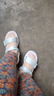 斯凱奇（Skechers）涼鞋女士夏季軟底運動(dòng)涼拖鞋厚底增高女鞋外穿透氣沙灘鞋141552 曬單實(shí)拍圖
