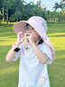kocotreekk樹兒童防曬帽防紫外線大帽檐夏寶寶遮陽帽男童女童漁夫太陽帽子 曬單實拍圖