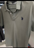 U.S. POLO ASSN.polo衫男短袖夏季保羅商務(wù)休閑翻領(lǐng)男裝上衣t恤豆綠色2XL 曬單實(shí)拍圖