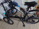 大行（DAHON）20寸大行折疊自行車20變速雙牙盤鋁合金車架前后線碟剎單車KBA005 黑色【BA接頭+油碟】 曬單實拍圖
