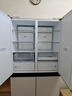 美的（Midea）首創(chuàng)45cm超薄嵌入餐邊柜家用客廳冰箱左餐右廚大容量底部散熱十字四開門國家補貼BCD-427WUSGPZM 曬單實拍圖