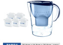 碧然德（BRITA）過濾凈水器 家用濾水壺 凈水壺 海洋系列 3.5L（藍(lán)）+專家版濾芯5枚 環(huán)保加固包裝 曬單實(shí)拍圖