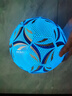 薩達（SIRDAR）兒童足球夜光青少年少兒小學(xué)生專(zhuān)用專(zhuān)業(yè)標準比賽訓練軟皮5號足球 熒光藍-5號夜光足球 曬單實(shí)拍圖