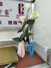 浣熊日記客廳擺設防真花餐桌花擺花茶幾假花仿真花花束裝飾花茶幾裝飾擺件 粉色星口瓶洋桔梗 曬單實(shí)拍圖