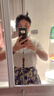 百圖betu女裝2025春夏新款T恤法式圓領(lǐng)提花肌理短袖上衣女2502T28 淺杏色 M 曬單實(shí)拍圖