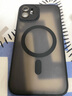 KEKLLE【膚感磁吸】適用iPhone11手機殼蘋果11保護套磁吸無線充電磨砂防摔鏡頭全包軟邊保護套 午夜黑 曬單實拍圖
