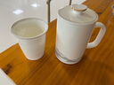蘇氏陶瓷（SUSHI CERAMICS）羊脂玉江山如畫辦公杯茶隔杯陶瓷過濾內(nèi)膽會議杯伴手禮 曬單實拍圖