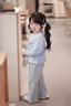 可英 GOWINBABY女童運(yùn)動(dòng)套裝2025春秋兒童運(yùn)動(dòng)服藍(lán)色女孩時(shí)髦甜美春裝衣服蕾絲 藍(lán)色 130 cm 曬單實(shí)拍圖