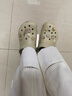 crocs卡駱馳檀健次同款洞洞鞋男沙灘鞋|10001 骨白色-2Y2 37/38(230mm) 曬單實拍圖