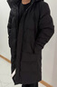 杰克·瓊斯（JACK&JONES）【七夕情人節(jié)禮物】25年秋冬季過膝長款羽絨服男士加厚連帽棉外套 E40黑色 3XL （195） 曬單實拍圖
