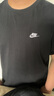 耐克（NIKE）T恤男士 2026新款夏季寬松休閑運動(dòng)健身圓領(lǐng)透氣半袖全棉跑步短袖 AR4999-013/黑色 3XL (190/104A) 曬單實(shí)拍圖