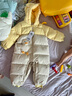 巴拉巴拉balaOne嬰兒羽絨服連體衣2025寶寶冬裝哈衣爬服萌趣208425120214 曬單實拍圖