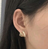 伊黛兒金色蛇形耳環(huán)女獨(dú)特2025年新款爆款氣質(zhì)耳釘小眾設(shè)計(jì)感冷淡風(fēng)耳飾 E3789金色鋯石蛇形耳釘 曬單實(shí)拍圖