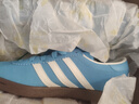 adidas「T頭鞋」STADT經(jīng)典時(shí)尚薄底運(yùn)動(dòng)板鞋男女阿迪達(dá)斯三葉草   藍(lán)色/亮白/漢玉白   44 曬單實(shí)拍圖