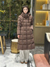 高梵黑金鵝絨服女王5.0長(cháng)款收腰羽絨服25新款氣質(zhì)顯瘦時(shí)尚冬季女外套 鎏金8號 M 曬單實(shí)拍圖