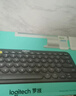 羅技（Logitech）時(shí)尚系列 K380 鍵盤(pán) 藍牙辦公鍵盤(pán) 無(wú)線(xiàn)鍵盤(pán) 女友 便攜超薄鍵盤(pán) 筆記本鍵盤(pán) 黑灰色 曬單實(shí)拍圖