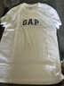 Gap男女裝2025春季新款純棉字母logo短袖T恤常規(guī)上衣美版570044 白色 XS 美碼 S亞洲碼175/88A 曬單實拍圖