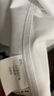 雪茜曼（XUEXIMAN）短袖襯衫女工裝襯衣女商務休閑修身職業(yè)裝女裝夏季工作服方領(lǐng)白色 曬單實拍圖