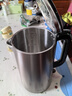 美的（Midea）電水壺熱水壺 2L全鋼無(wú)縫雙層防燙燒水壺 電熱水壺316L不銹鋼1800W大功率【政府補貼】SH20M121 曬單實(shí)拍圖