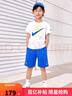 NIKE3BRAND 耐克童裝純棉【短袖T恤+短褲2件套】夏季兒童運(yùn)動(dòng)套裝 曬單實(shí)拍圖