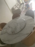 伊信家具微晶石餐桌家用4-6人輕奢高級感2025新款圓形餐桌帶轉(zhuǎn)盤圓桌 1.2M天然微晶石餐桌 曬單實拍圖