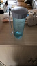 特百惠（Tupperware）瑩彩430ML塑料杯男女士學(xué)生夏季運(yùn)動(dòng)水杯子戶(hù)外便攜大容量 冰水藍(lán) 曬單實(shí)拍圖