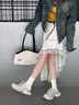 NICE MREO原創(chuàng)小眾復古德訓鞋女2024秋季新款透氣小白鞋百搭休閑板鞋ins潮 焦瑪蘭 38 曬單實拍圖