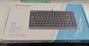 雙飛燕（A4TECH）FK11 飛時(shí)代有線小鍵盤 薄膜辦公打字用鍵盤筆記本外接臺(tái)式電腦 86鍵便攜USB接口 遂空灰 曬單實(shí)拍圖