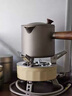 維比西純鈦輕晏茶具套裝戶(hù)外露營(yíng)爐具煮茶燒水壺一體便攜式高級車(chē)載茶具 輕晏壺+輕嵐+氣罐+爐頭+茶罐+5杯 曬單實(shí)拍圖
