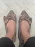 斯凱奇（Skechers）七夕禮物單鞋女士夏季涼鞋軟底一腳蹬淺口平底透氣瑪麗珍鞋158930 曬單實(shí)拍圖